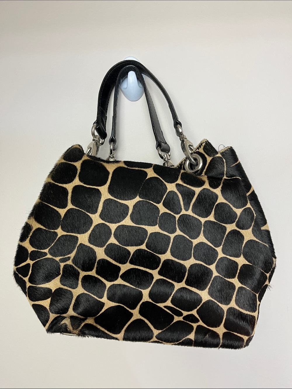 Maurizio Taiuti horsehair Animal Print Tote Bag